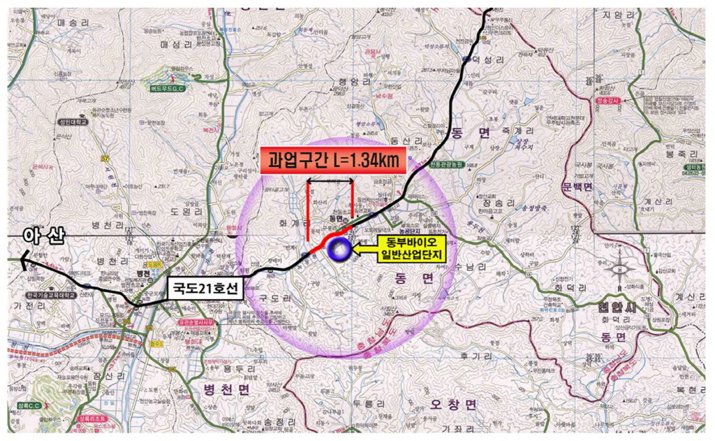 동부바이오 일반산업단지 진입도로개설공사 건설사업관리 용역